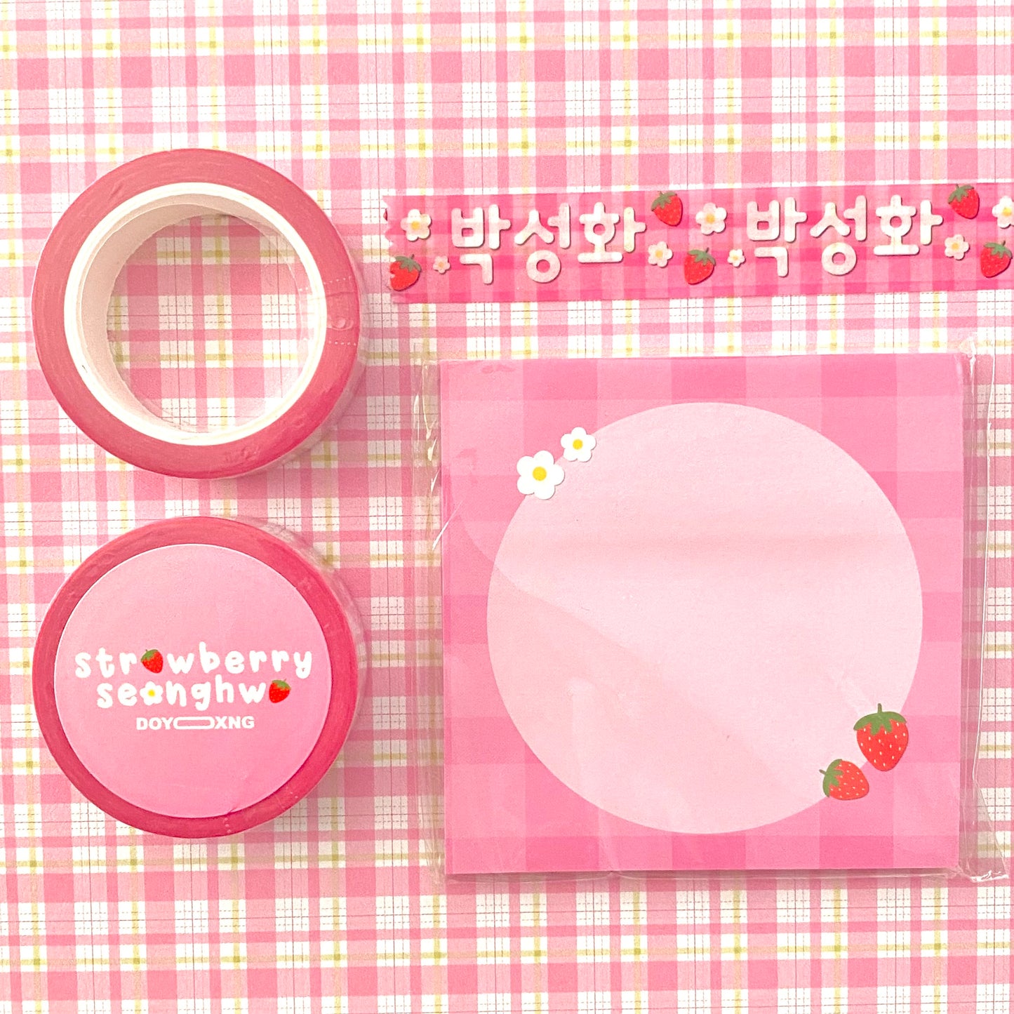 Sticky Notes- Strawberry (DOYOXNG)