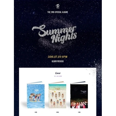 TWICE サイン入り ポスター Summer Nights Twice - Summer Nights – K-Pop Wonderland